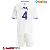 Otroške Nogometnih dresov Aston Villa Ezri Konsa #4 Tretji 2025-26 Kratki rokavi (+ hlače)